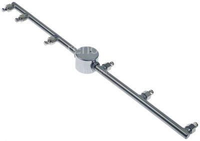 Rinse arm L 470mm nozzles 6 mounting ø 17mm mounting pos. lower