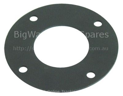 Gasket with 4 screw holes ED ø 134mm ID ø 65mm thickness 2,5mm