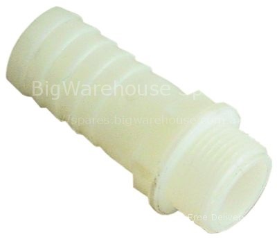 Hose connector straight ø 3/4"mm