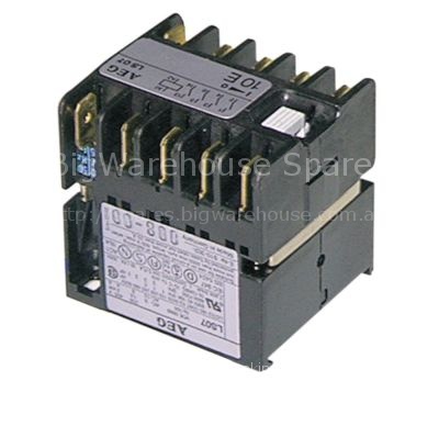 Power contactor resistive load 16A 230VAC (AC3/400V) 6A/3kW main