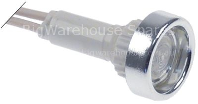 Indicator light ø 10mm white 24V connection cable cable length 2
