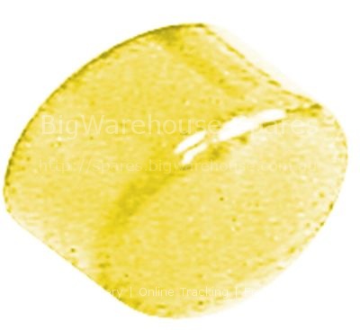 Push button size 17x13mm yellow