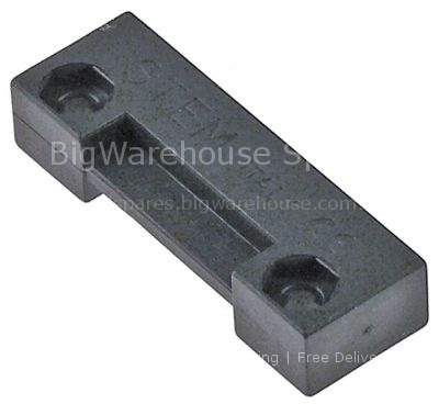 Magnet ø 3,3mm L 40mm H 8mm W 13mm hole distance 30mm M3