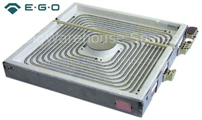 Radiation heater L 300mm W 300mm 3500W 400V connections 3+2 squa