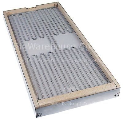 Radiation heater rectangular 1720W 230V L 650mm W 285mm heating