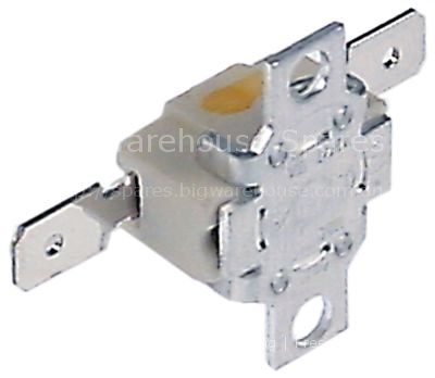 Bi-metal thermostat switch-off temp. 140°C 1NC 1-pole 16A connec
