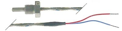 Temperature probe thermocouple L (Fe-CuNi) cable Vetrotex probe