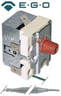 Safety thermostat switch-off temp. 147°C 1-pole 16A probe ø 6mm