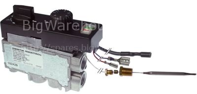 Gas thermostat MERTIK t.max. 195°C 100-195°C gas inlet bottom 3/