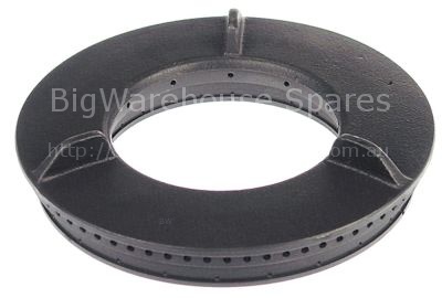Burner cap ø 135mm with central hole