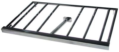 Bar burner 8 row L 525mm W 870mm tilting bratt pan steel