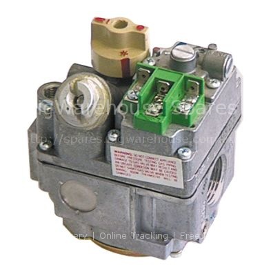 Gas valve supply 220-240VAC 50/60Hz gas inlet 3/4" NPT gas outle