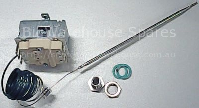 Safety thermostat 275°C probe L 157mm probe ø 4mm capillary pipe