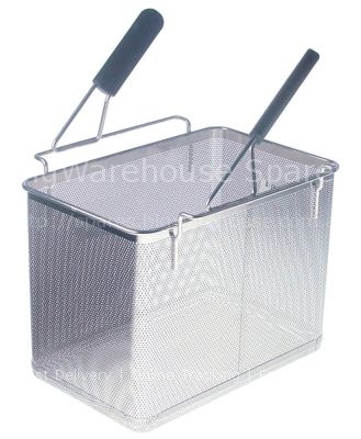 Pasta basket H1 265mm W1 220mm L1 350mm H3 445mm stainless steel