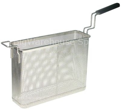 Pasta basket H1 265mm W1 105mm L1 350mm H3 380mm stainless steel