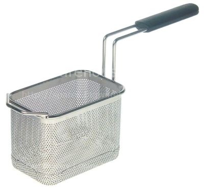 Pasta basket H1 125mm W1 105mm L1 165mm H3 200mm stainless steel