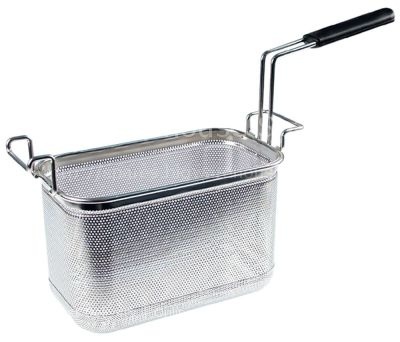 Pasta basket H1 180mm W1 150mm L1 275mm H3 340mm stainless steel