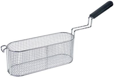 Fryer basket L1 320mm W1 100mm H1 120mm chrome-plated steel