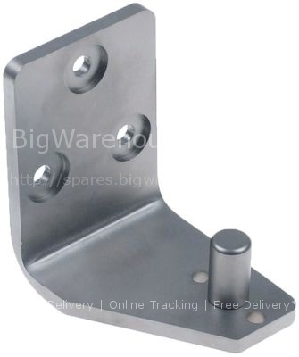 Hinge mounting pos. bottom right L 68mm W 50mm H 72mm