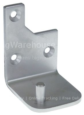 Hinge bearing with bolt mounting pos. upper right