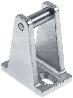 Door catch with roller H 48mm L 58mm W 32mm mounting distance 27