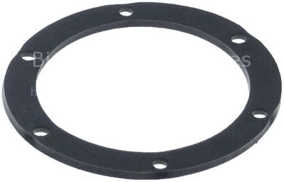 Gasket ED ø 88mm ID ø 68mm rubber thickness 3mm hole distance 39