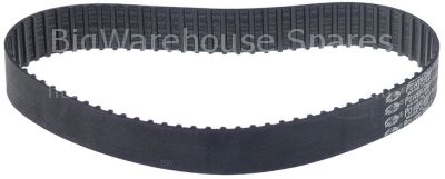 Toothed belt profile 150XL075 L 380mm belt width 19mm teeth 75