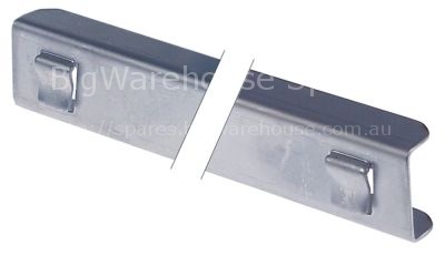 Guide U-shape L 620mm W 14mm inner hight 18,5mm mounting pos. le