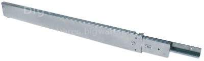 Drawer slide Qty 1 piece L 580mm pull-out length 520mm W 17mm H