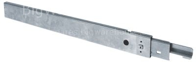 Drawer slide Qty 1 piece L 580mm pull-out length 550mm W 18mm H