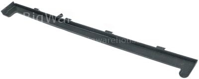 Drip tray horizontal L 785mm plastic W 78mm H 12mm