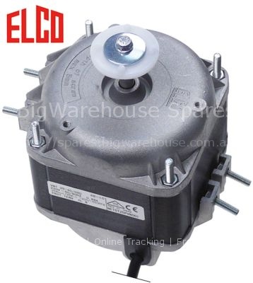 Fan motor ELCO 25W 230V 50/60Hz bearing slide bearing L1 53mm L2