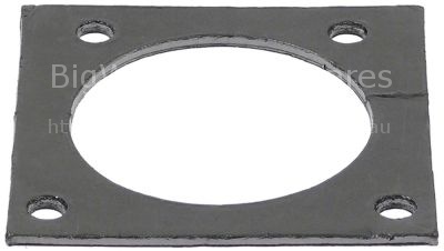Gasket suitable for ELECTROLUX, ZANUSSI for combi-steamer L 74mm