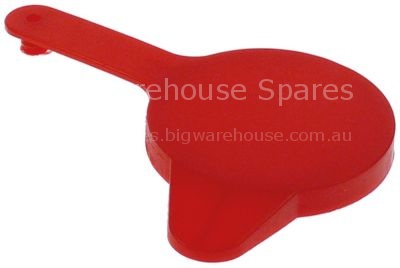 Cap for water container red suitable for combi-steamer