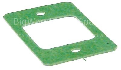 Gasket L 80mm W 45mm thickness 1,8mm for heating element suitabl