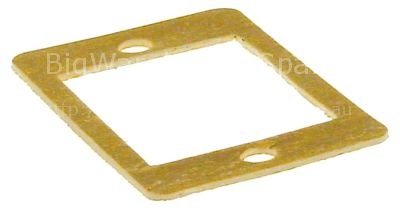 Gasket L 76mm W 50mm hole ø 6mm thickness 2mm for heating elemen