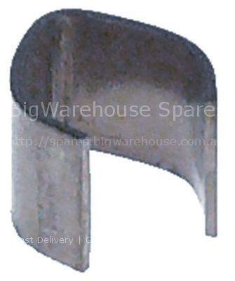 Capillary tube clip for pipe ø 8,5mm for circular tube heating e