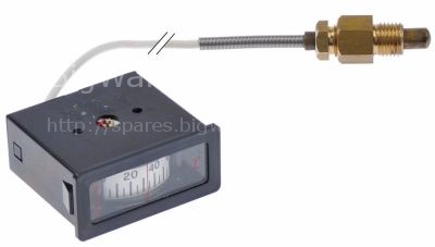 Thermometer mounting measurements 58x25.5mm 0 up to +110°C capil