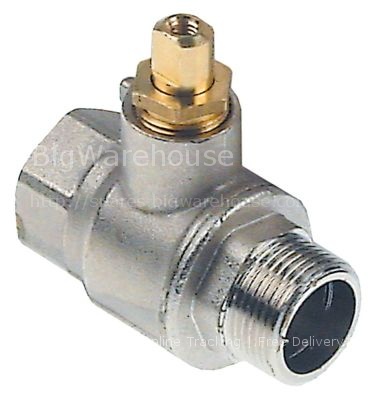 Ball valve inlet 3/4" ET outlet 3/4" IT L 68mm without handle sh