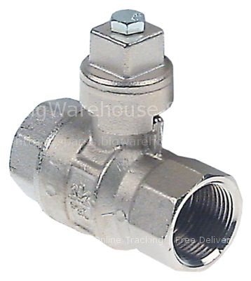 Ball valve connection 3/4" IT - 3/4" IT DN20 total length 70mm w