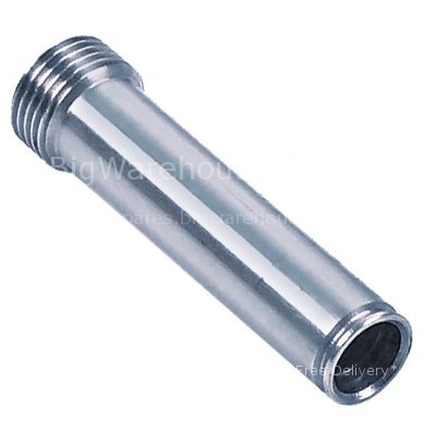 Drain pipe L 80mm ET 1/2"