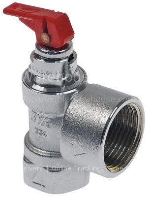 Safety valve T1: 3/4" T2: 1" triggering pressure 1,1bar