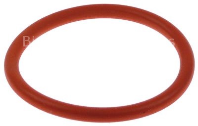O-ring silicone thickness 3,34mm ID ø 56,52mm Qty 1 pcs