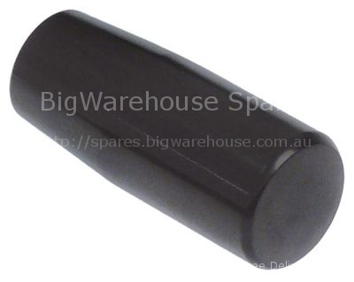 Cylindrical handle thread M8 bore ø 8,5mm ø 21mm L 50mm plastic