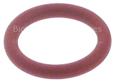 O-ring silicone thickness 1,78mm ID ø 9,25mm Qty 1 pcs