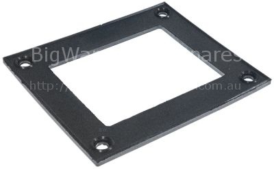 Gasket L 115mm rubber W 100mm thickness 3,5mm hole ø 7mm
