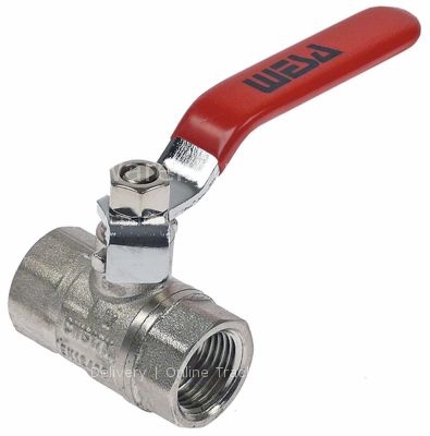 Ball valve connection 1/2" IT - 1/2" IT DN15 total length 50mm w