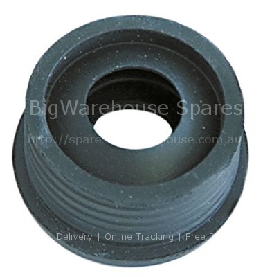 Rubber sleeve suitable for high temperature pipe ED ø 40mm ID ø