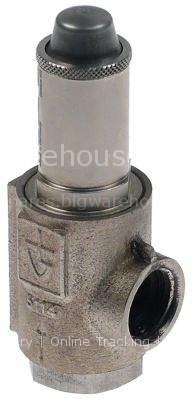 Safety valve T1: 1/2" T2: 1/2" triggering pressure 1,7bar for ke
