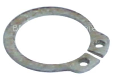 Retaining ring shaft ø 14mm thickness 1,2mm steel DIN 471